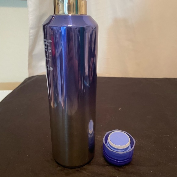 NWT Starbucks 2023 Silver & Glacier Blue Gradient Jewel Lid SS Bottle Tumbler - Picture 3 of 5